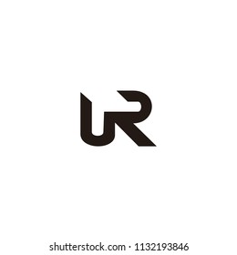 Ur logo inspirations vector letter