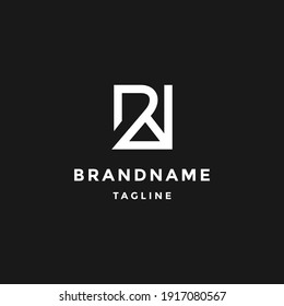 UR, RU Letter Logo Design Template Vector