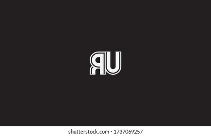 UR oder RU-Buchstaben Logo. Einzigartig attraktive kreative moderne erste UR RU R U Initial-Logo-Ikone