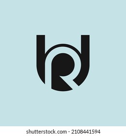 UNSERES RU-Logo. der Buchstabe U und R perfekt in ein neues, modernes und originelles Logo kombiniert