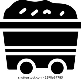 uranium, industry, radioactive, mining cart for download