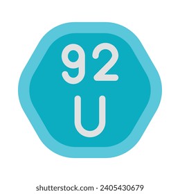 Uranium Vector Flat Icon For Personal And Commercial Use.
