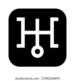 Ícone do planeta alquimia de Urano. Imagem vetorial