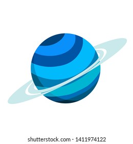 Uranus Flat Design Illustration for Education