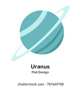 Uranus Flat Illustration