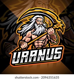 Uranus god esport mascot logo design