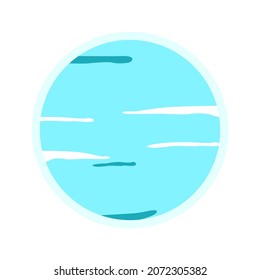 Uranus icon, Cute icon about planets.