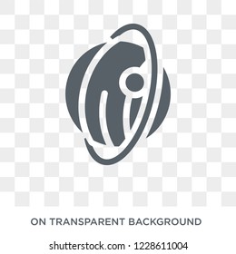 Uranus icon. Uranus design concept from Astronomy collection. Simple element vector illustration on transparent background.