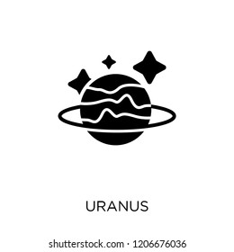 Uranus icon. Uranus symbol design from Astronomy collection.