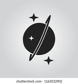 Uranus icon vector