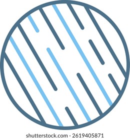 Uranus Line Two Colour Icon