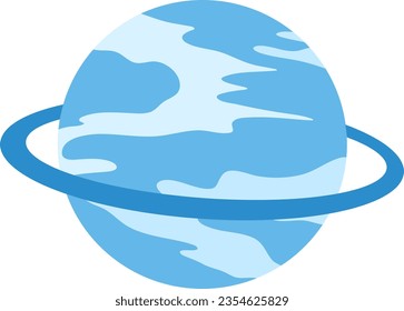 Uranus Planet Astrologie Vektorgrafik
