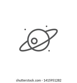 Uranus, planet icon - Vector. Spage concept vector illustration.