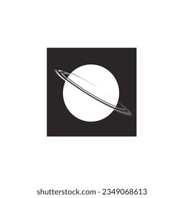 uranus planet vector type icon