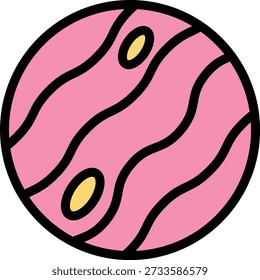 Uranus Vector Icon Design Illustration
