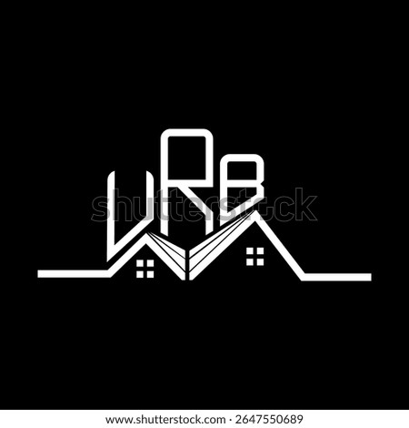 URB Real State logo design, URB simple and modern logo. URB luxurious alphabet design  