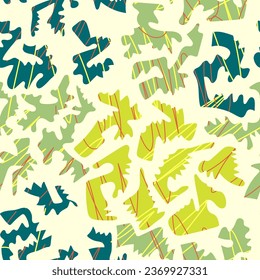 Urban abstract colorful seamless hand drawn pattern 