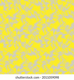 Urban abstract seamless pattern with curved geometry elements and spots