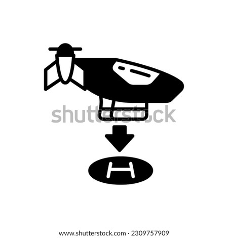 Urban Air Mobility icon in vector. Illustration