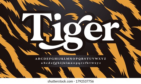 Urban alphabet, minimal font. exclusive trend. Vector illustration.
