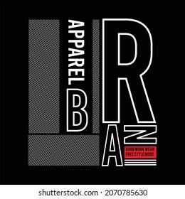 urban apparel design typography vector illustration for t shirt