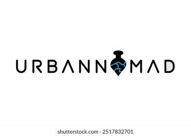 ideia do logotipo de trabalho de arte urbana