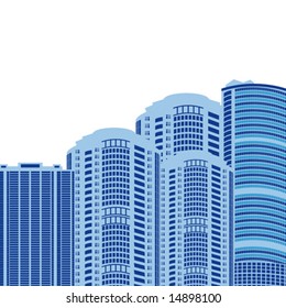Ciudad de fondo urbano