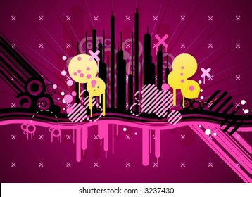 urban background grunge flyer