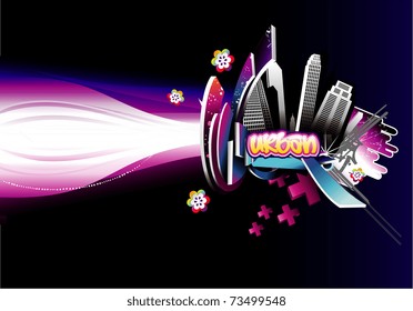 urban background illustration