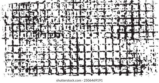 Urban Background Texture, Isolated Black on White Background.
