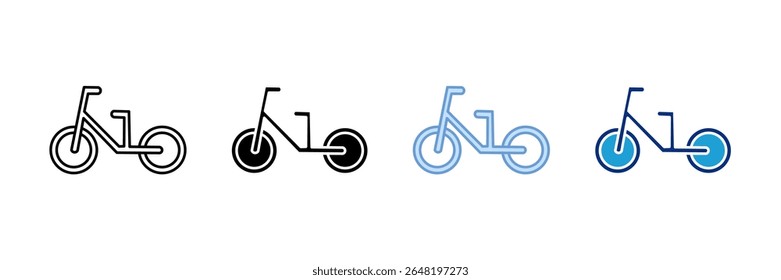 Urban Bicycle Icon Set Multiple Style Collection