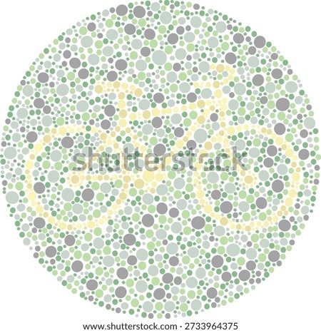 Urban Bicycle Pattern Revealing Hidden Number for Road Vision Screening