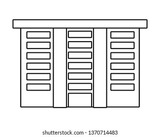 urban building cartoon