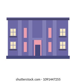 Urban building isolated