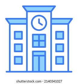 urban building vector illustration isolated on white background. Architecture business concept.