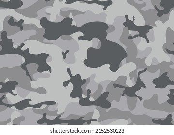 
Urban camouflage background, vector seamless army texture, modern textile illustration.