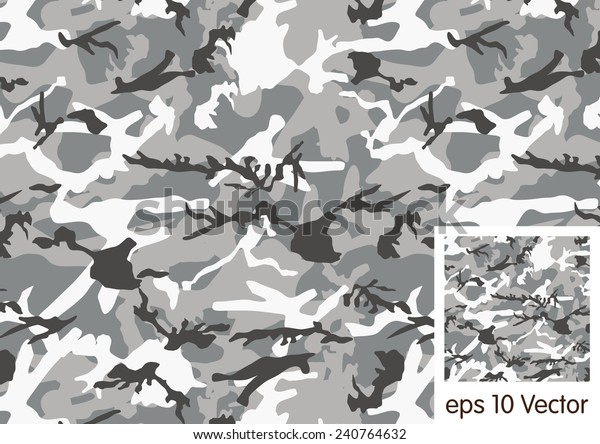 Urban Camouflage Pattern Stock Vector (Royalty Free) 240764632