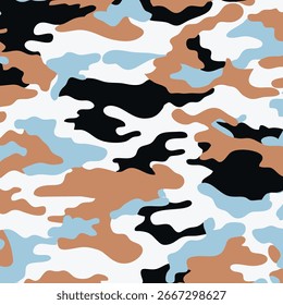 Urban Camouflage Pattern Design Background Texture