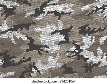 Urban camouflage seamless pattern