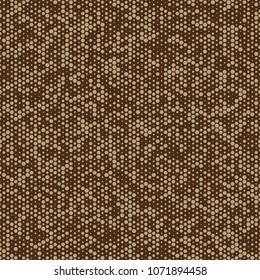 Urban camouflage seamless pattern. Abstract military hexagon style. Camouflage seamless pattern for army, navy, hunting, fashion cloth textile. Colorful modern soldier style. Vector honeycomb texture