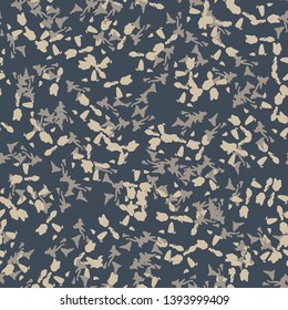 Urban camouflage of various shades of beige, grey and blue colors. It is a colorful seamless pattern that can be used as a camo print for clothing and background and backdrop or computer wallpaper