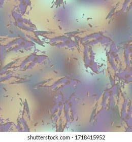 Urban camouflage of various shades of blue, violet and brown colors. It is a colorful seamless pattern that can be used as a camo print for clothing and background and backdrop or computer wallpaper