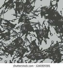 Urban camouflage of various shades of green and gray colors. It is a colorful seamless pattern that can be used as a camo print for clothing and background and backdrop or computer wallpaper