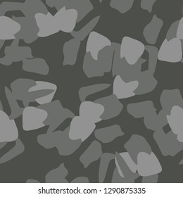 Urban camouflage of various shades of grey and green colors. It is a colorful seamless pattern that can be used as a camo print for clothing and background and backdrop or computer wallpaper