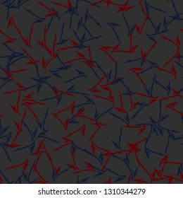 Urban camouflage of various shades of grey, blue and red colors. It is a colorful seamless pattern that can be used as a camo print for clothing and background and backdrop or computer wallpaper