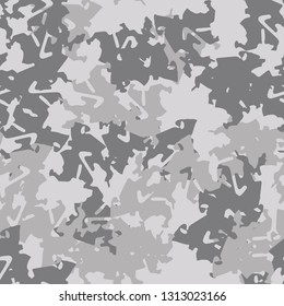 Camouflage Seamless Pattern Texture Abstract Modern Stock Vector ...