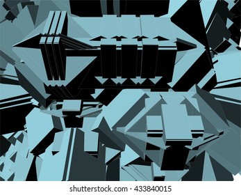 Urban City Base Perspective Vector 333