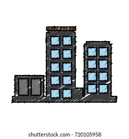 Urban city buildings