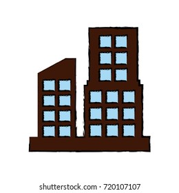 Urban city buildings