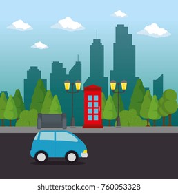 urban city landscape